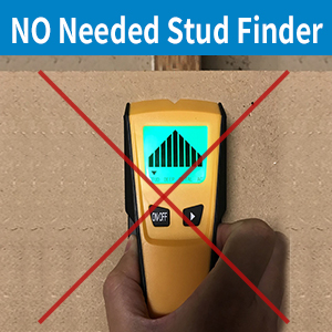 No needed stud finder